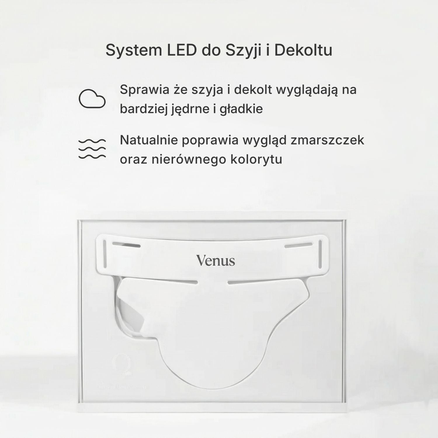 System LED do Szyji i Dekoltu